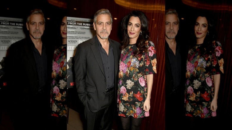 Amal and George at an event in London
