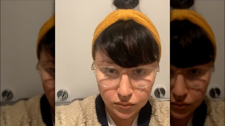 Amanda Bynes with black hair
