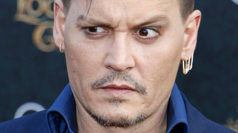 Johnny Depp at the Los Angeles premiere of 'Alice Through The Looking Glass'