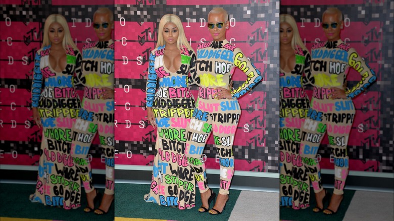 Blac Chyna and Amber Rose at MTV VMA's