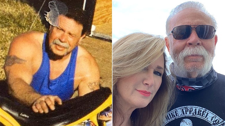 Left: Paul before fame; Right: Paul Teutul Sr. with wife Joan Kay