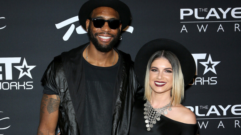 Leah LaBelle and Rasual Butler smiling
