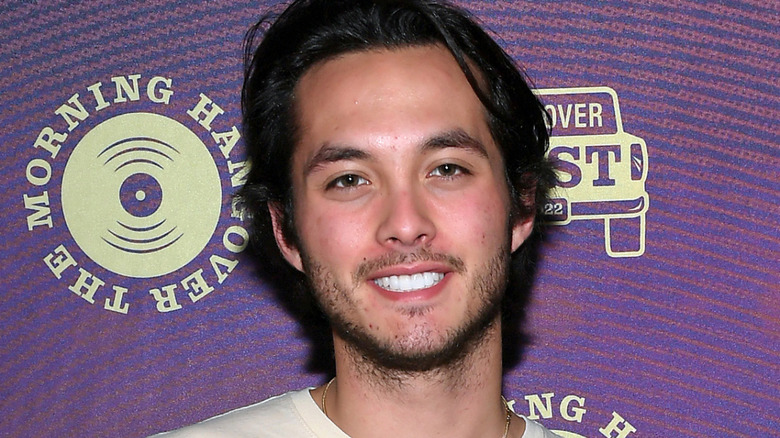 Laine Hardy smiling in Las Vegas' House of Blues in March 2022