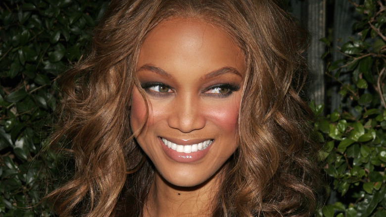 Tyra Banks smiling