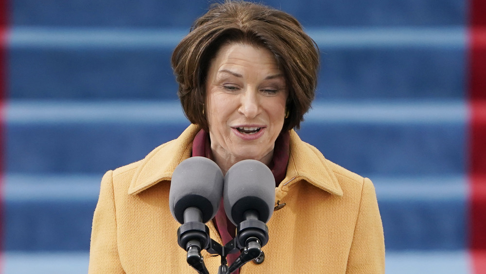 Amy Klobuchar speaking