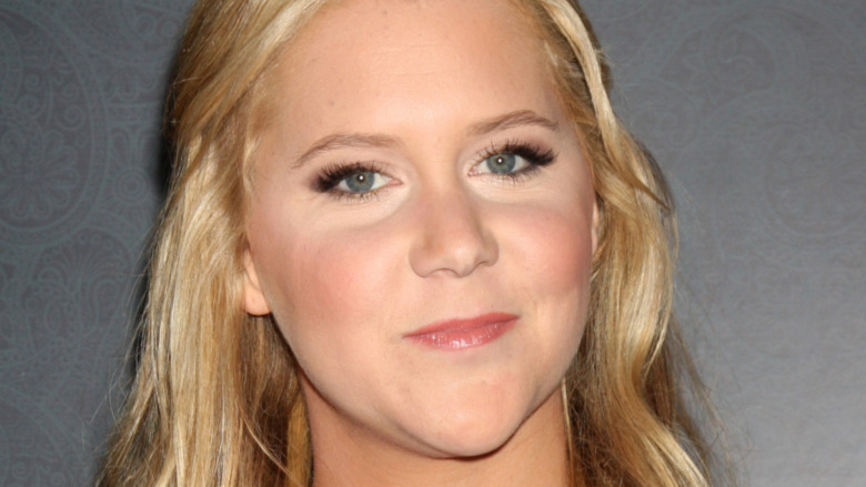 Amy Schumer smirking