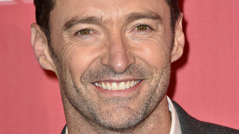 Hugh Jackman smiling