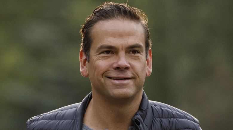 Lachlan Murdoch grinning