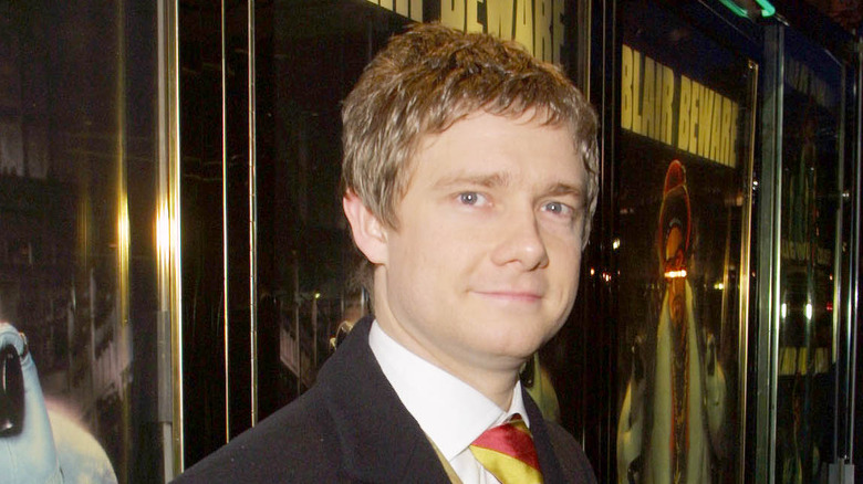 Young Martin Freeman smiling