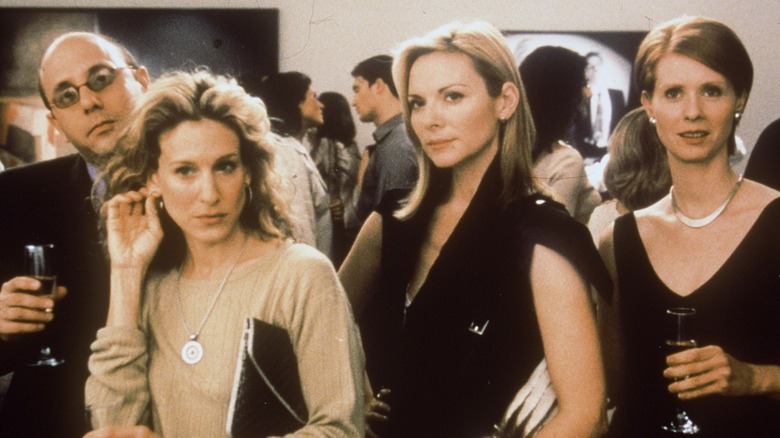 Willie Garson sarah jessica parker kim cattrall and cynthia nixon on sex and the city