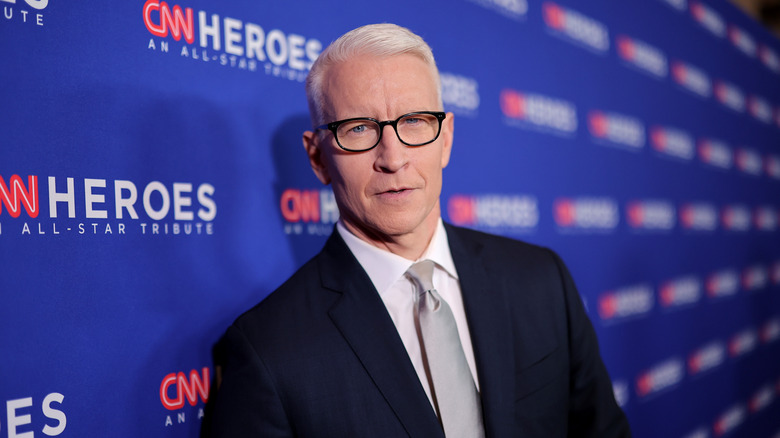 Anderson Cooper on the red carpet