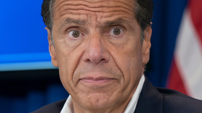 July 2020 New York Governor Andrew Cuomo holds media briefing 