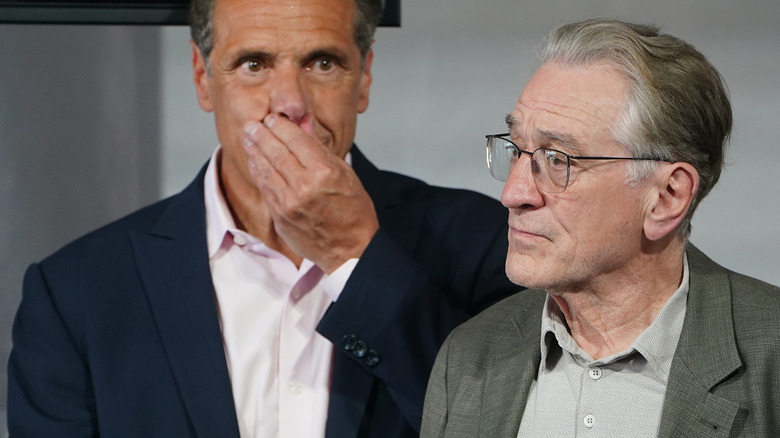 Andrew Cuomo and Robert De Niro