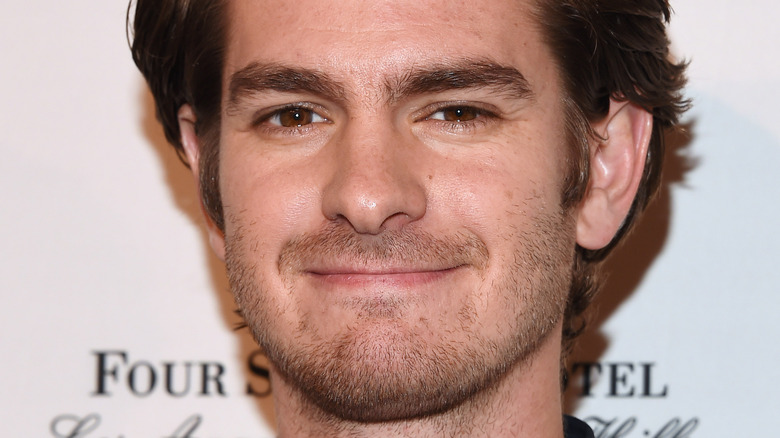 Andrew Garfield smiling