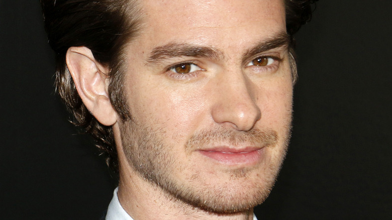 Andrew Garfield smiling