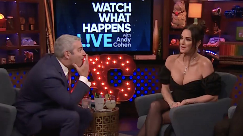 Andy Cohen reacts to Kyle Richards