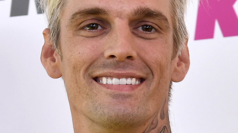 Aaron Carter smiling