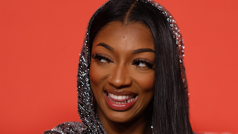 Angel Reese smiling