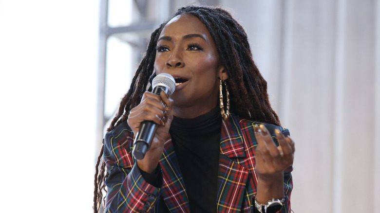 Angelica Ross talking