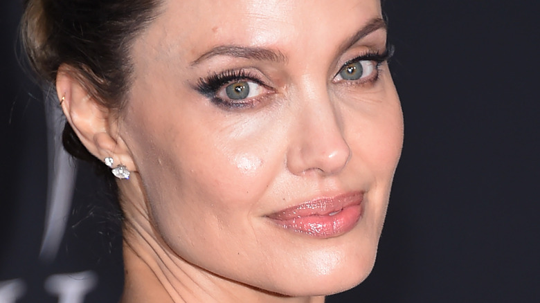 Angelina Jolie poses in 2019