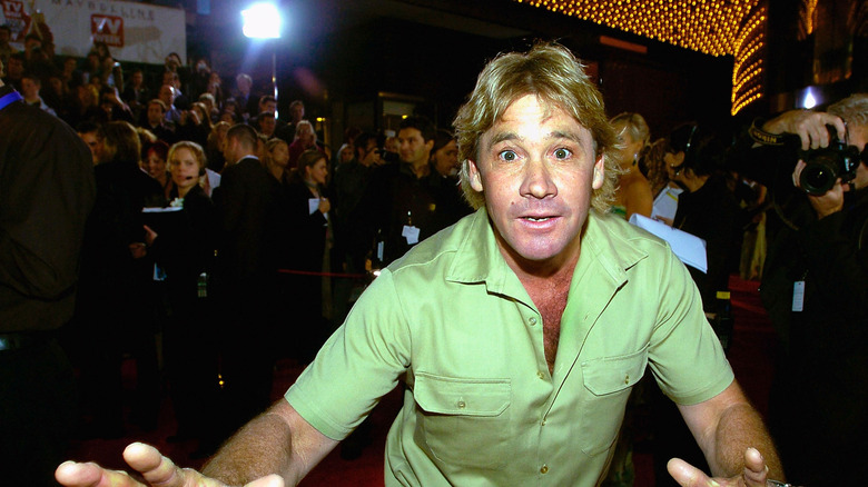 Steve Irwin on red carpet