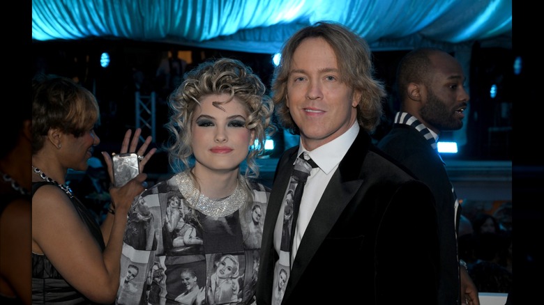 Dannielynn Birkhead smiling with Larry Birkhead