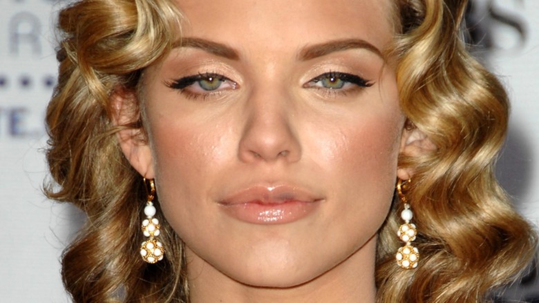 AnnaLynne McCord with a neutral expression