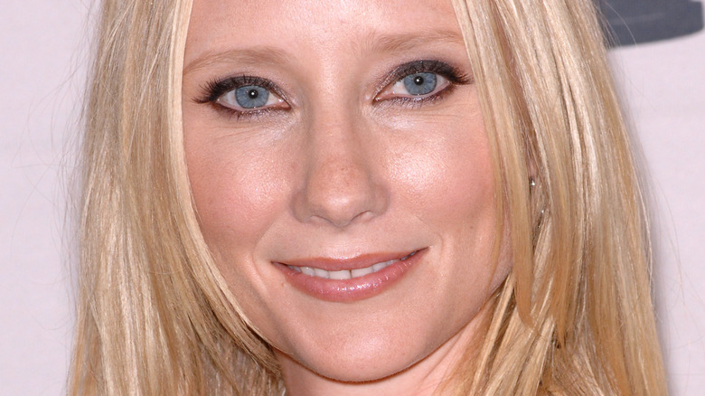 Anne Heche on the red carpet