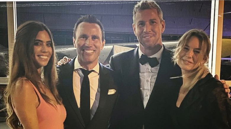 Lydia and Doug McLaughlin with Ant Anstead and Renée Zellweger