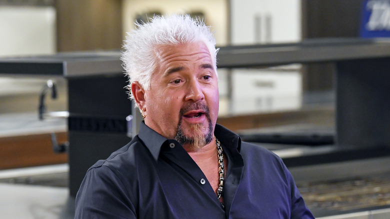 Guy Fieri in kitchen