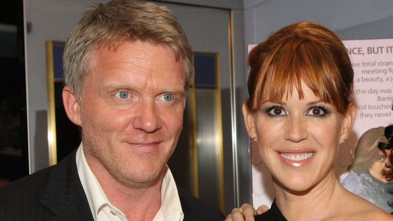 Anthony Michael Hall and Molly Ringwald attend a 2010 event