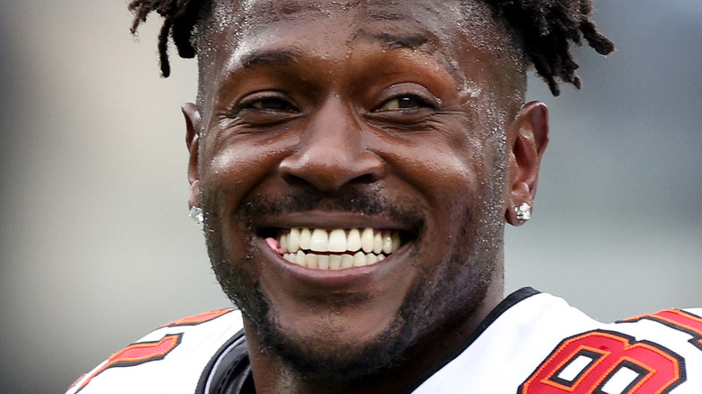 Antonio Brown smiling