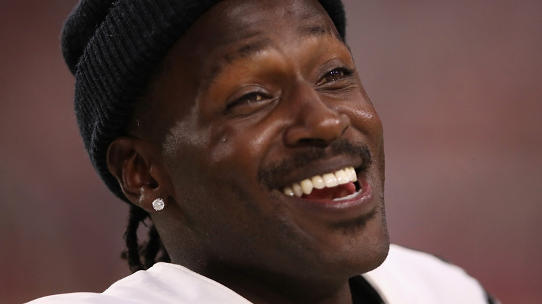 Antonio Brown laughing