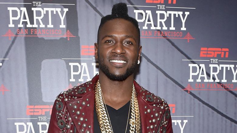 Antonio Brown smiling