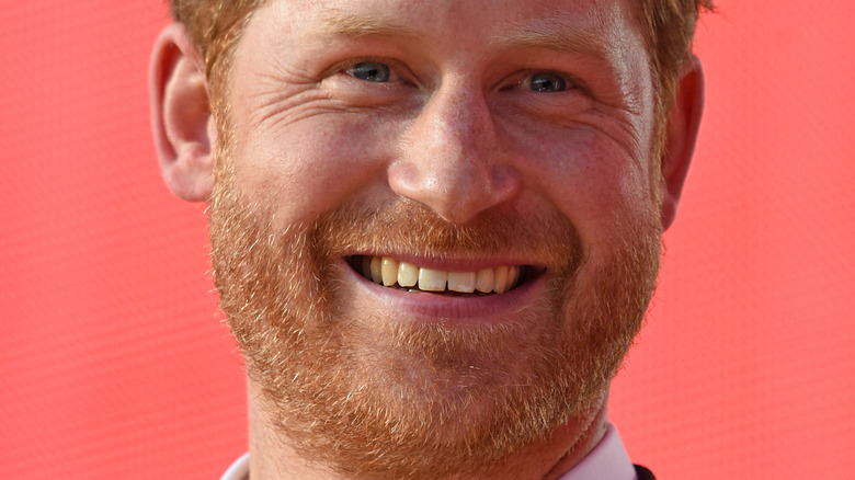 Prince Harry smiling