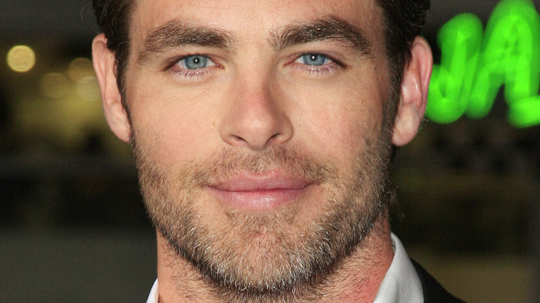 Chris Pine smiles