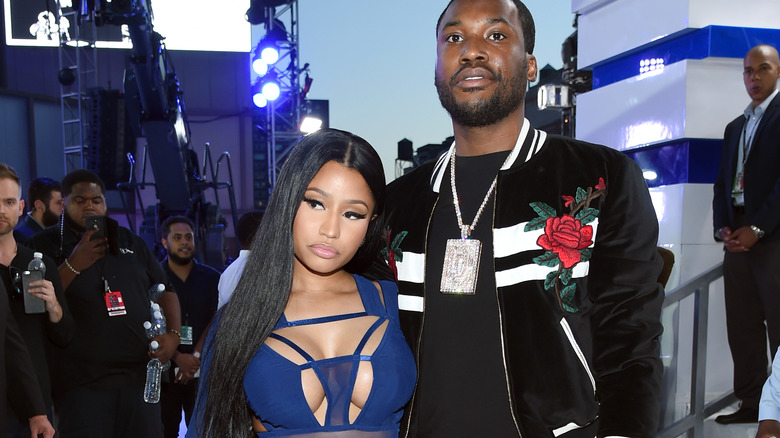 Nicki Minaj and Meek Mill at 2016 VMAs