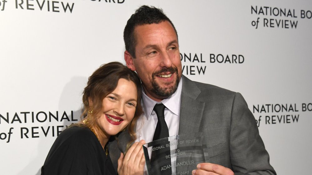 Drew Barrymore and Adam Sandler