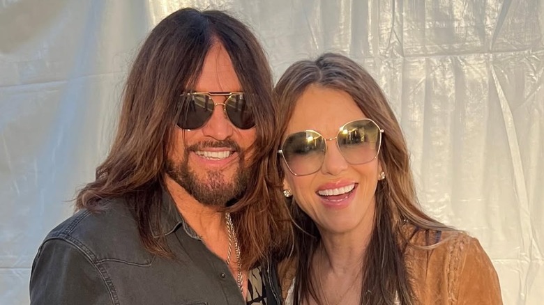 Billy Ray Cyrus and Elizabeth Hurley