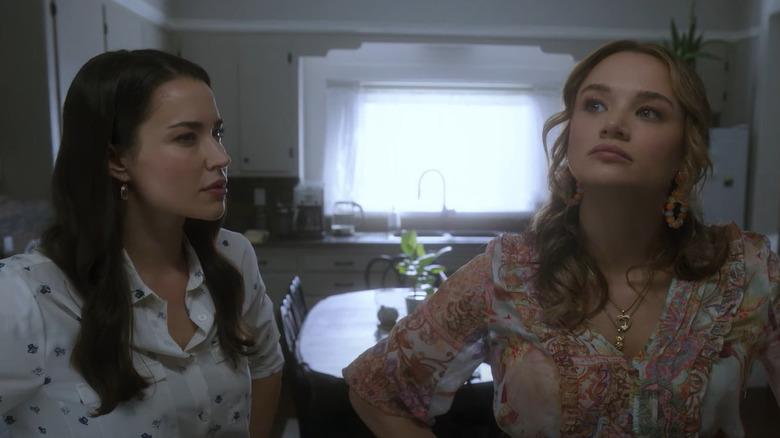 Rhiannon Fish, Hunter King looking thoughtful