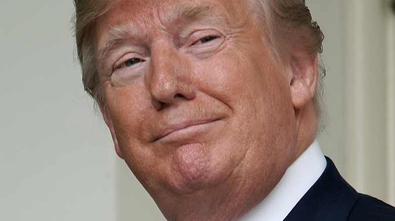 Donald Trump smiling