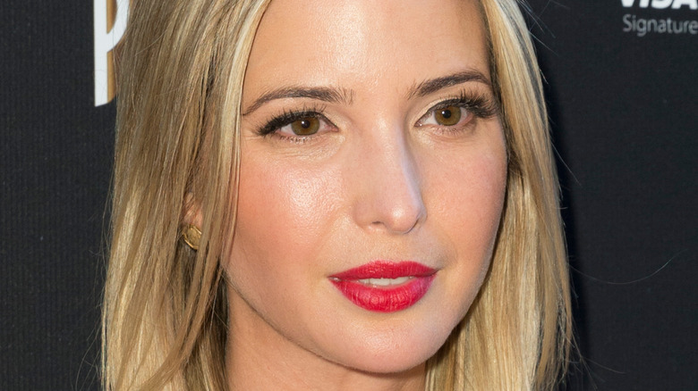 Ivanka Trump wearing lipstick