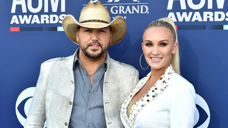 Brittany Kerr and Jason Aldean posing