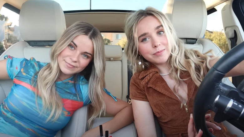 Liv Swearingen and Jenna Davis smile