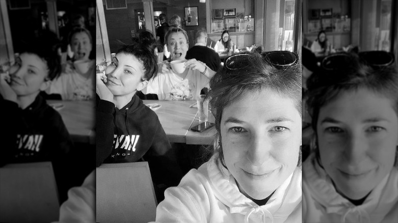 Bri Cuoco, Kaley Cuoco, and Mayim Bialik