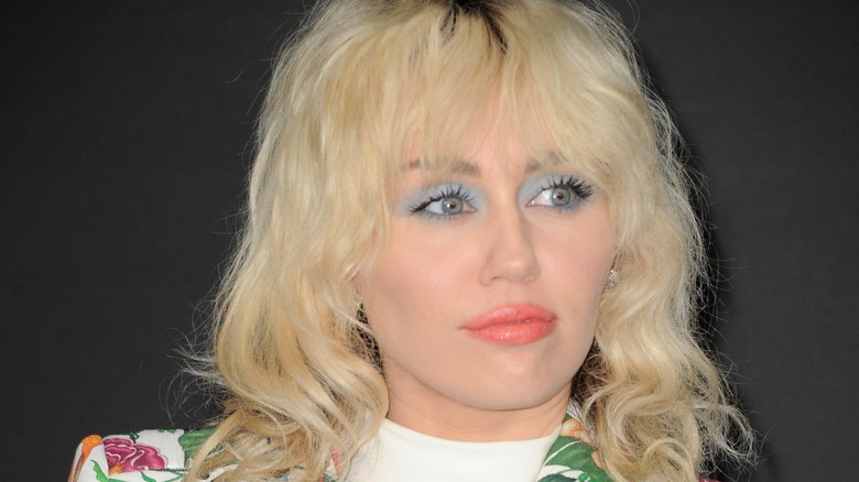 Miley Cyrus posing