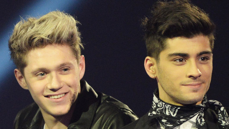 Niall Horan and Zayn Malik smiling