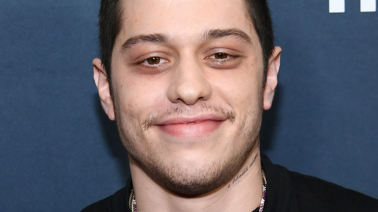 Pete Davidson smiling at camera