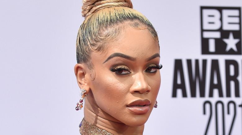 Saweetie attends the 2021 BET Awards at the Microsoft Theater