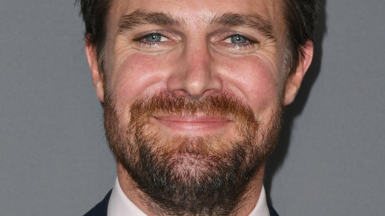 Stephen Amell smiling